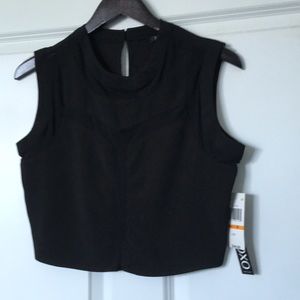 NWT Black Crop top